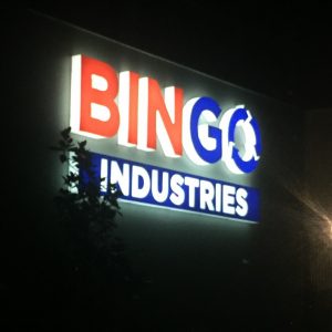 projects bingo industries box light